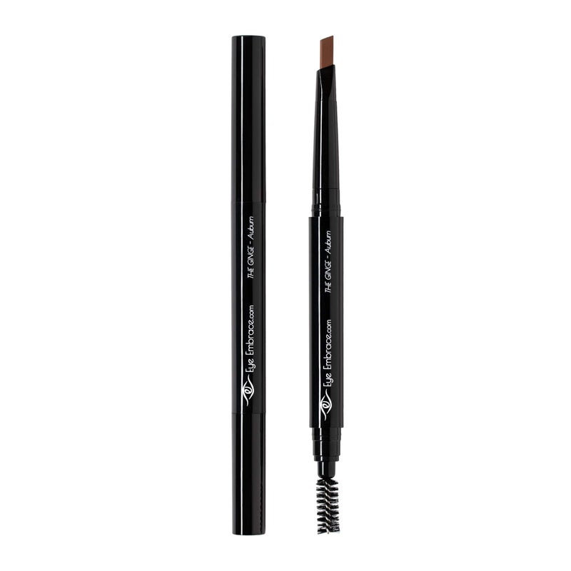 Eye Embrace The Ginge: Auburn Red Eyebrow Pencil â€“ Waterproof, Double-Ended Automatic Angled Tip & Spoolie Brush, Cruelty-Free - Image 5